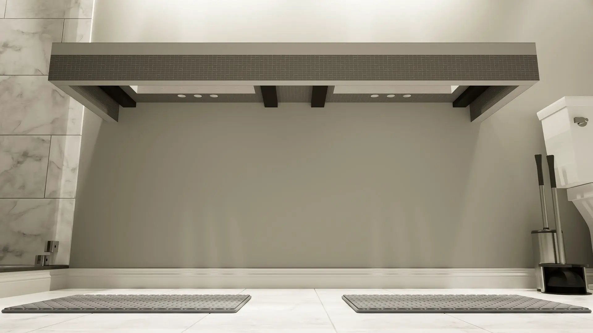 The Original Floating Bathroom Vanity Kit™ with Original Vanity Bracket® by The Original Granite Bracket