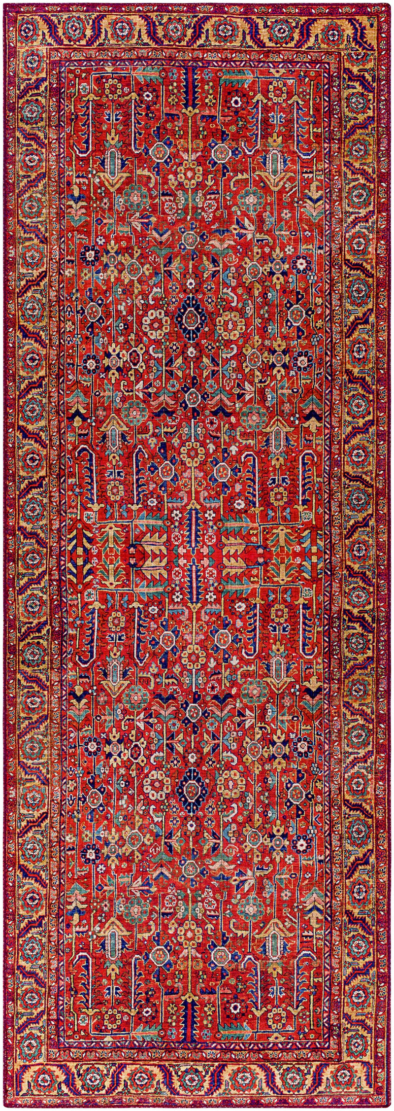 Edwardsburg Traditional Red Rug by Boutique Rugs