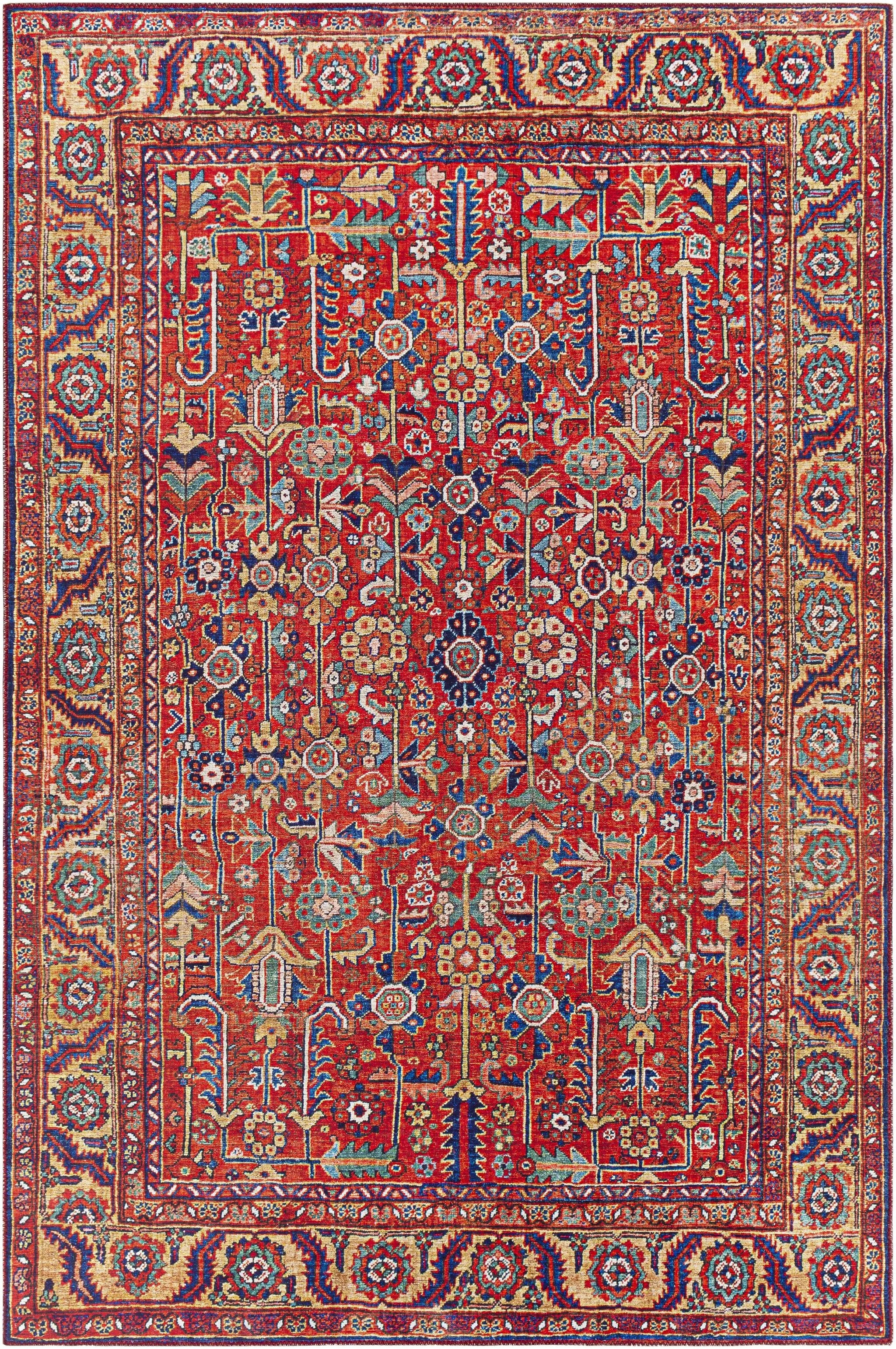 Edwardsburg Traditional Red Rug by Boutique Rugs