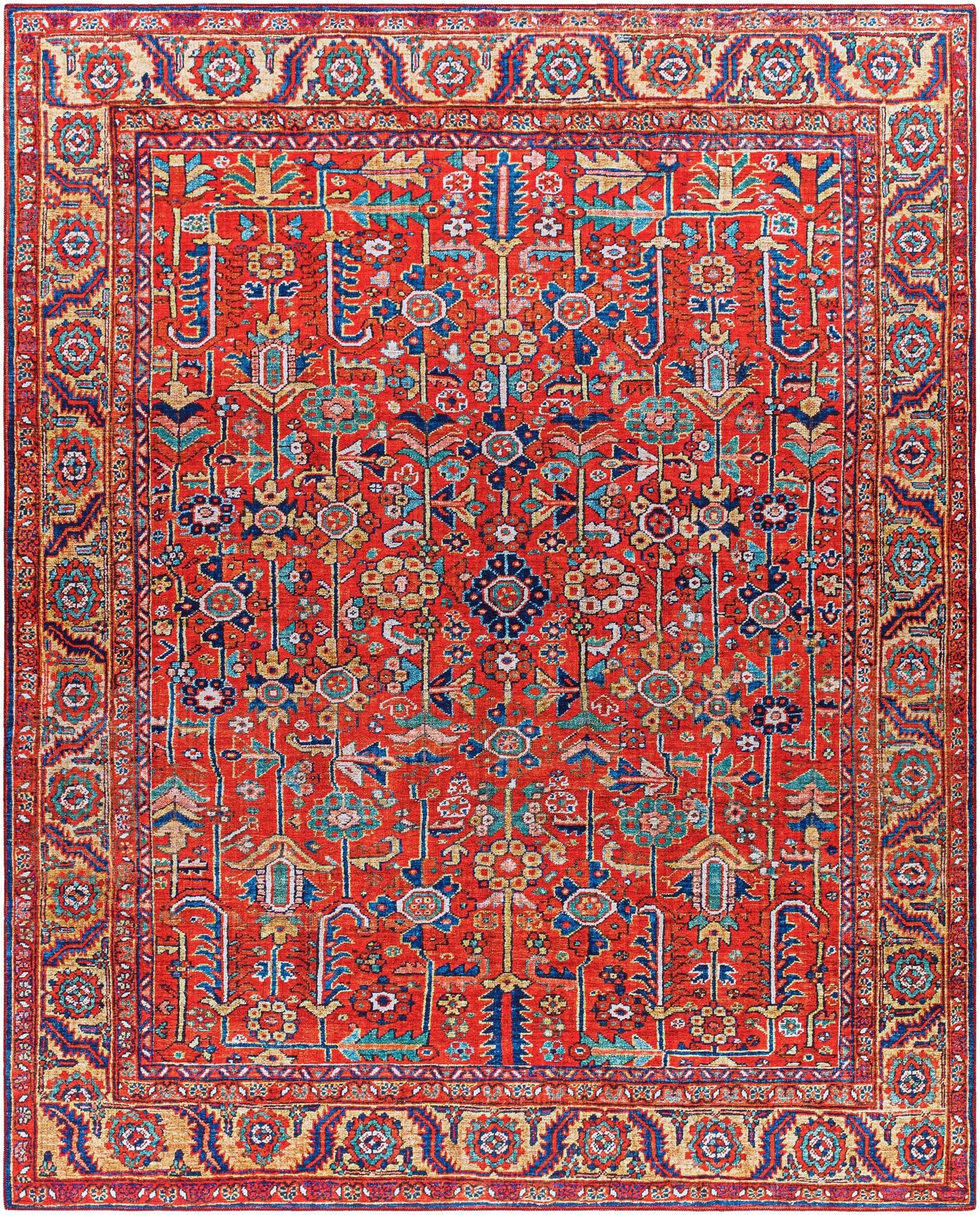 Edwardsburg Traditional Red Rug by Boutique Rugs