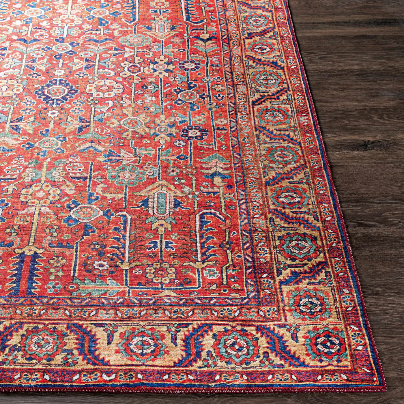 Edwardsburg Traditional Red Rug by Boutique Rugs
