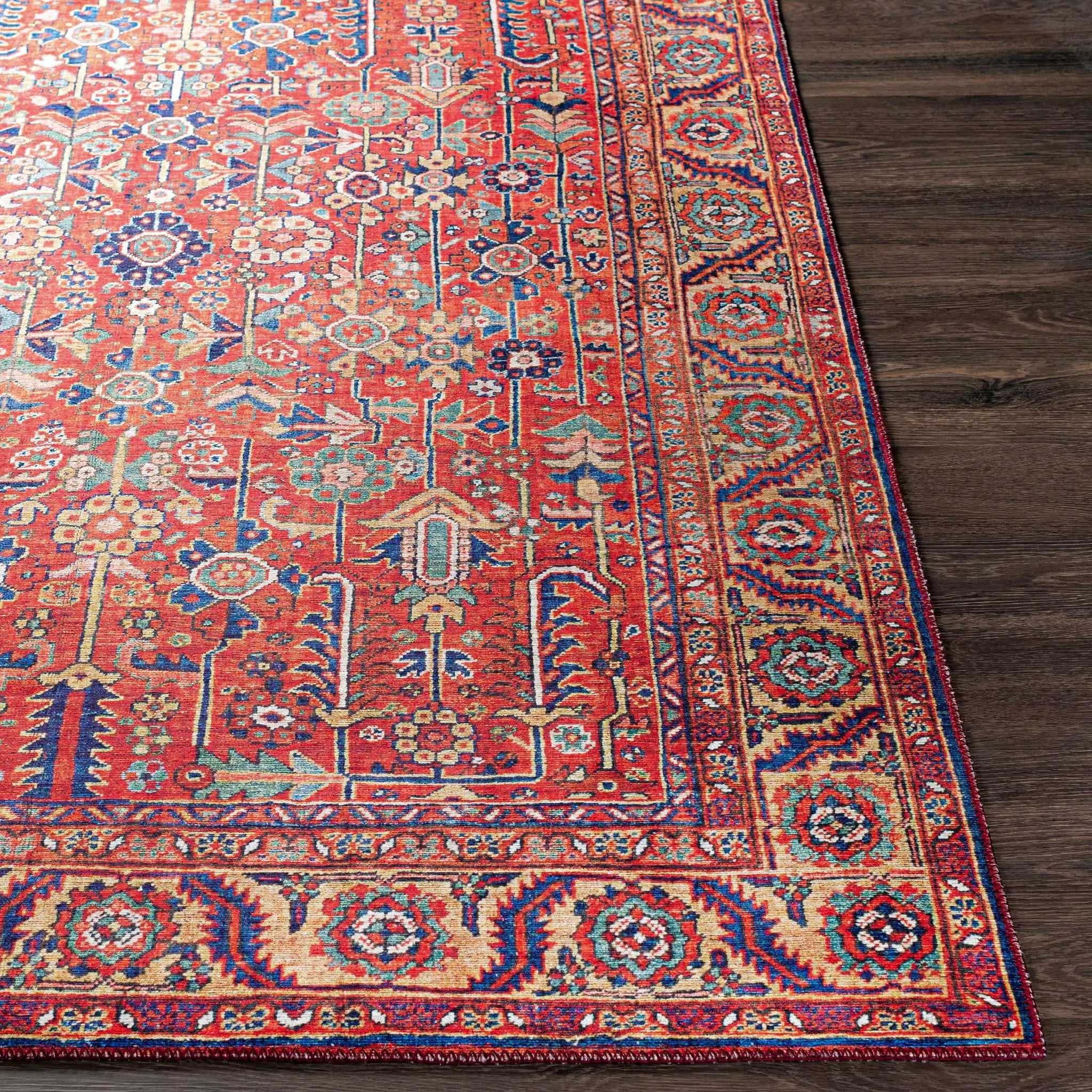 Edwardsburg Traditional Red Rug by Boutique Rugs