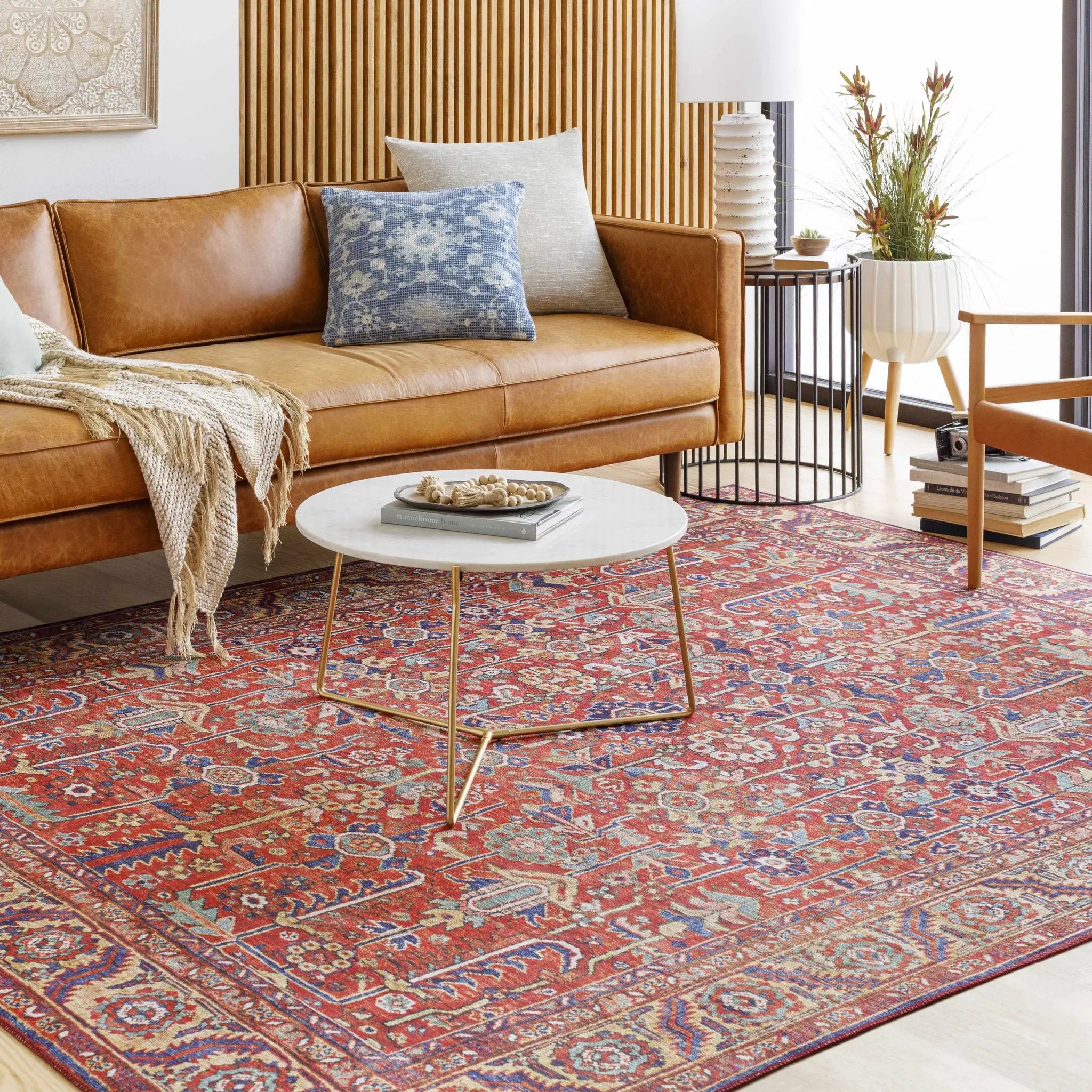 Edwardsburg Traditional Red Rug by Boutique Rugs