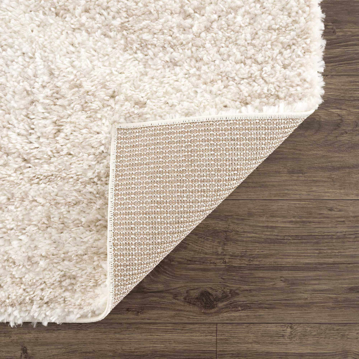 Trunding Plush Area Rug in Light Beige by Hauteloom