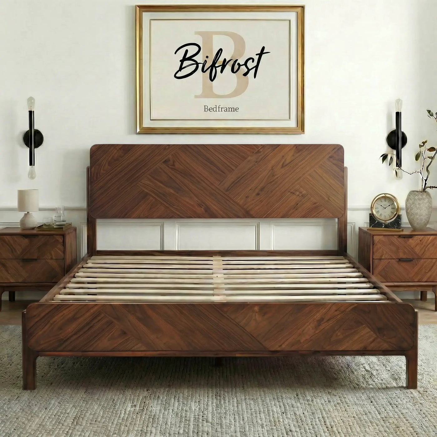 Bifrost Solid Wood Bed Frame by Megsu