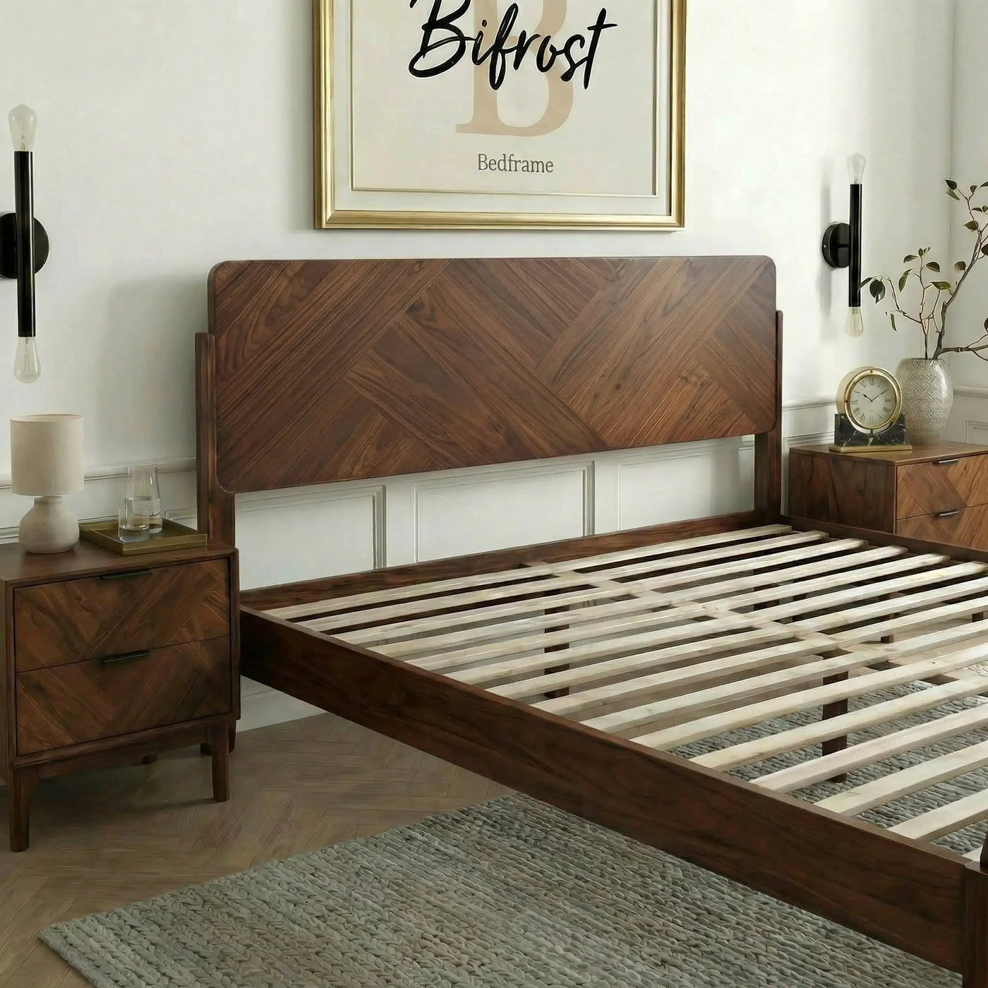 Bifrost Solid Wood Bed Frame by Megsu