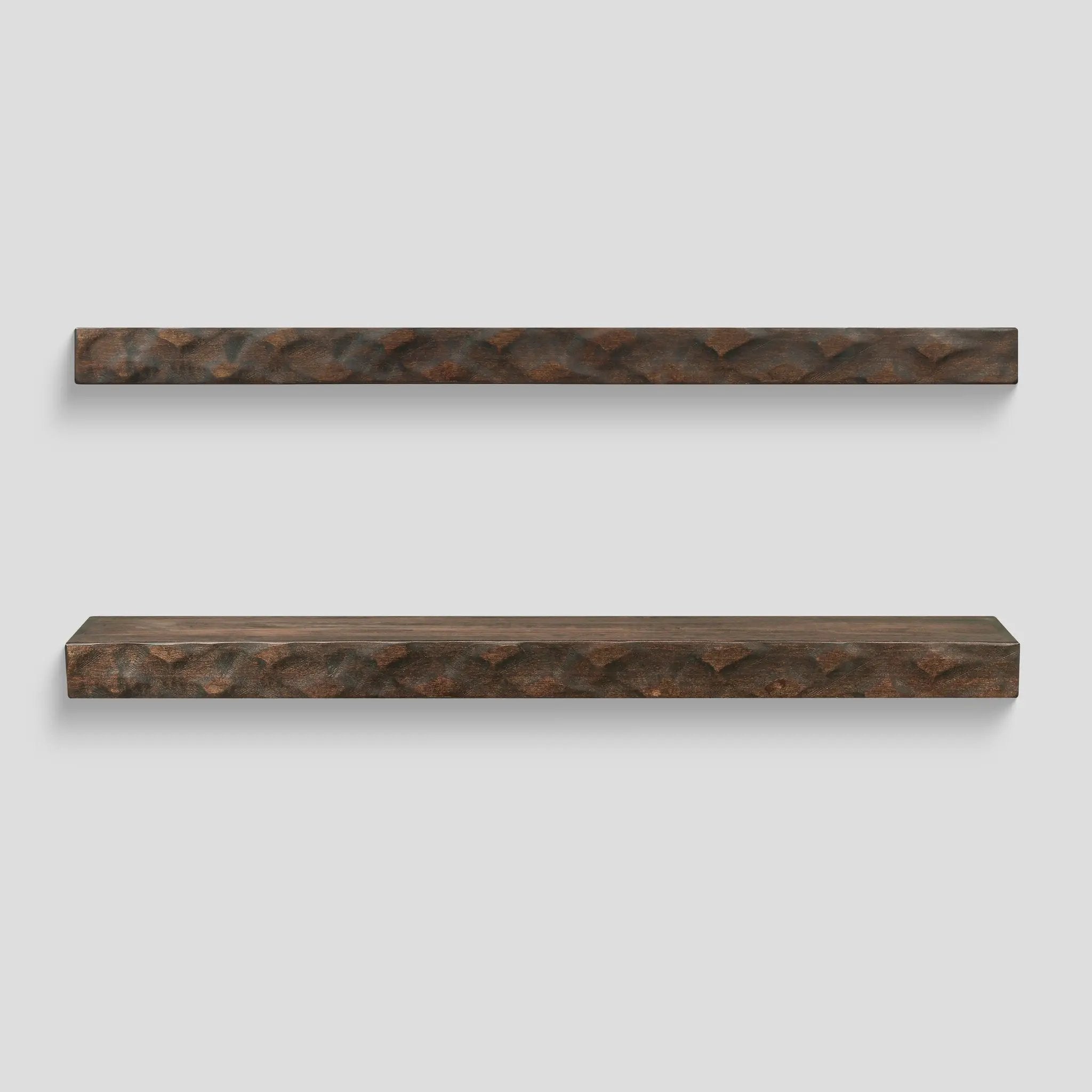 Hewn Floating Kitchen Shelf – Real Wood by Dogberrycollections