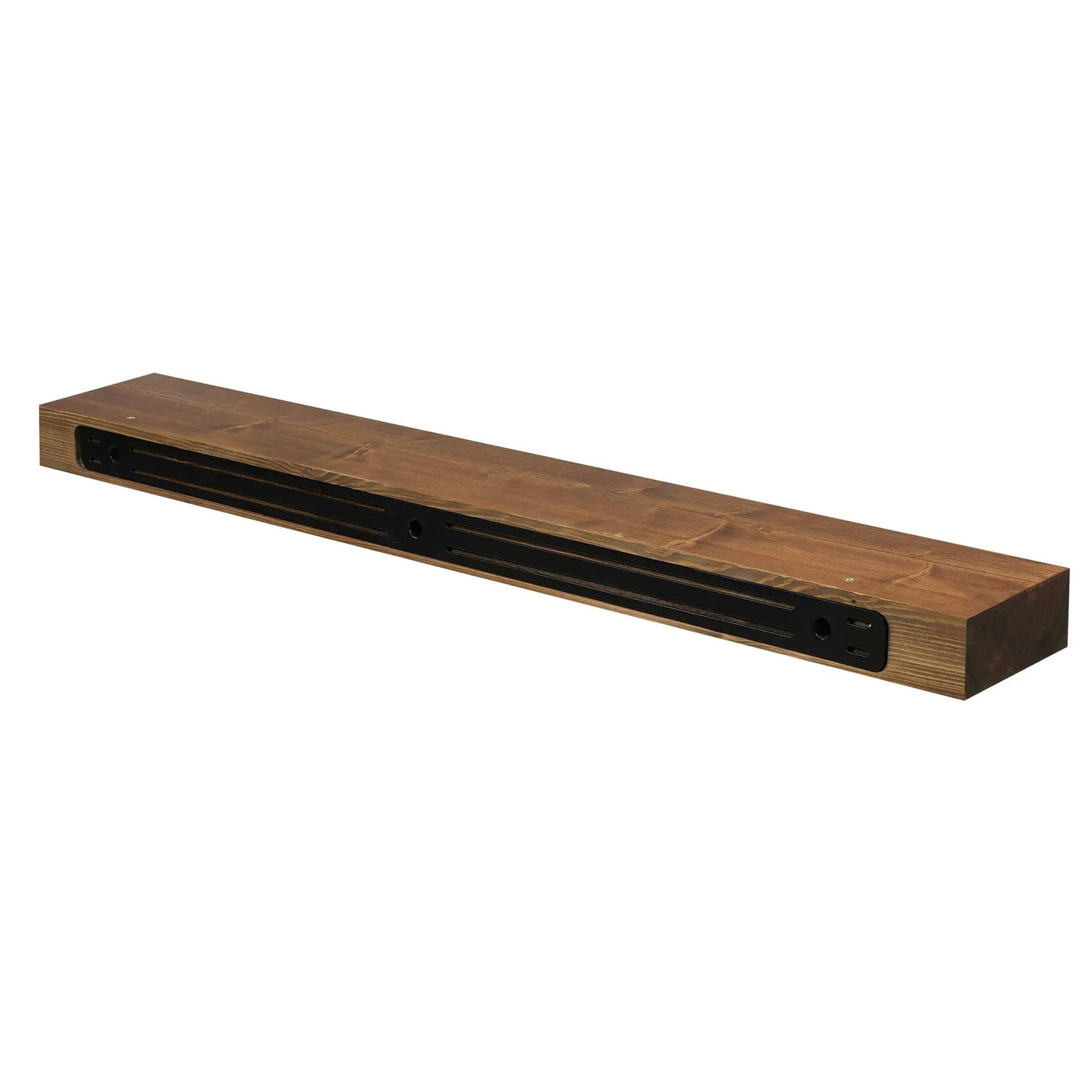Smooth Solid Floating Timber Fireplace Mantel Shelf by Dogberrycollections