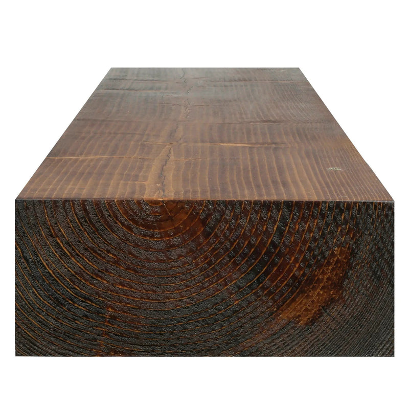 Smooth Solid Floating Timber Fireplace Mantel Shelf by Dogberrycollections