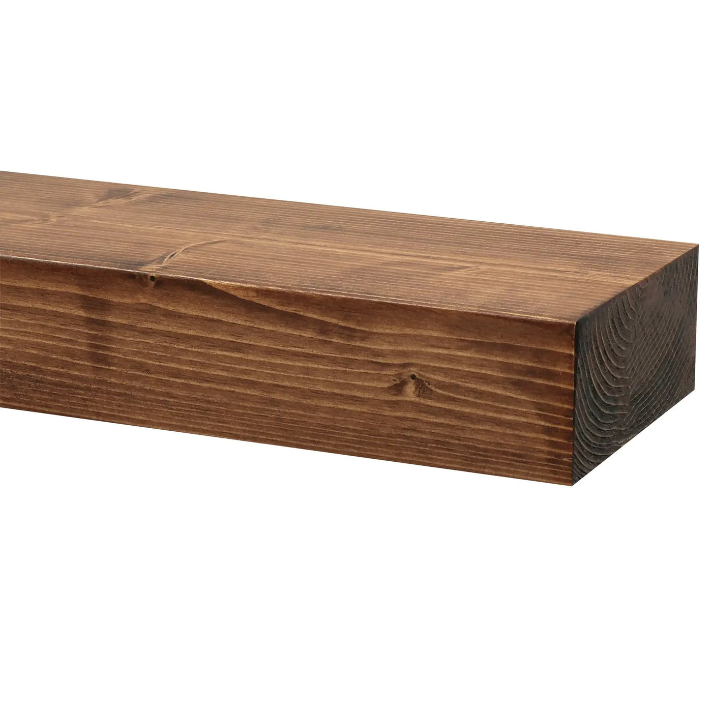 Smooth Solid Floating Timber Fireplace Mantel Shelf by Dogberrycollections