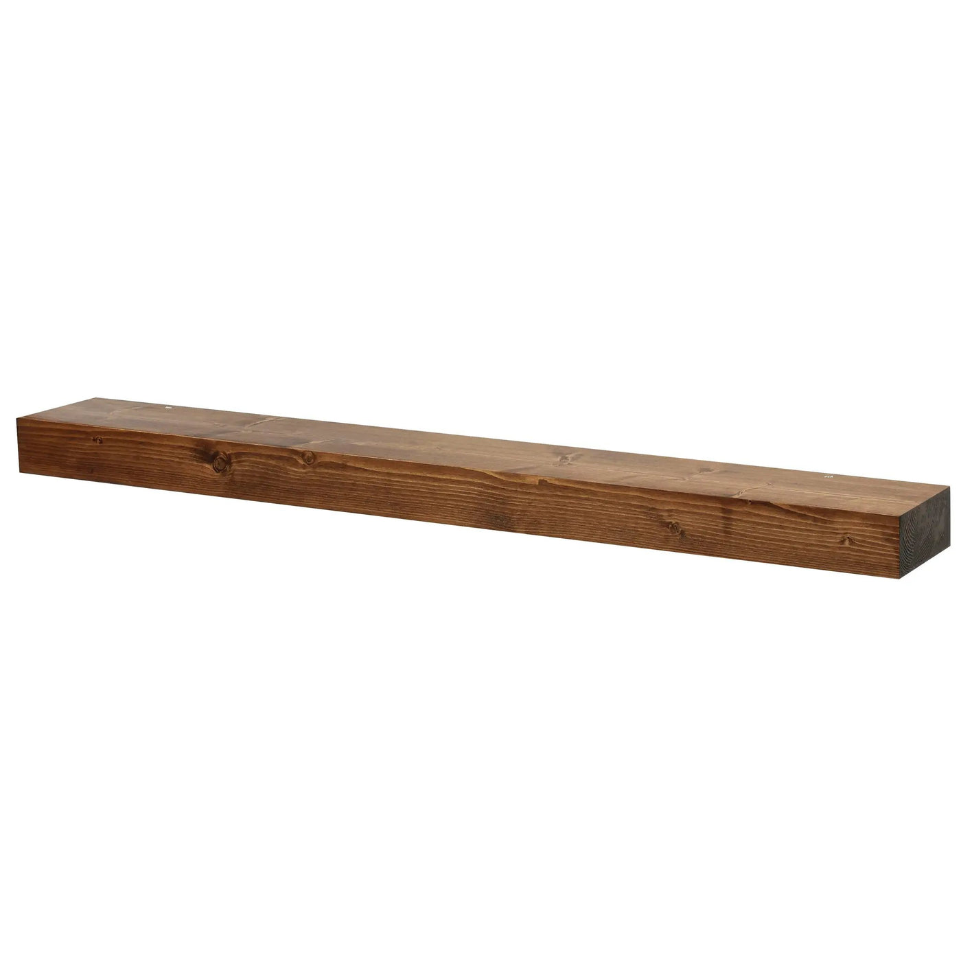 Smooth Solid Floating Timber Fireplace Mantel Shelf by Dogberrycollections