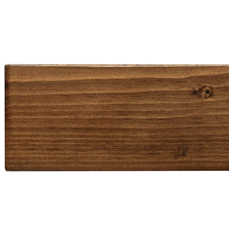 Smooth Solid Floating Timber Fireplace Mantel Shelf by Dogberrycollections