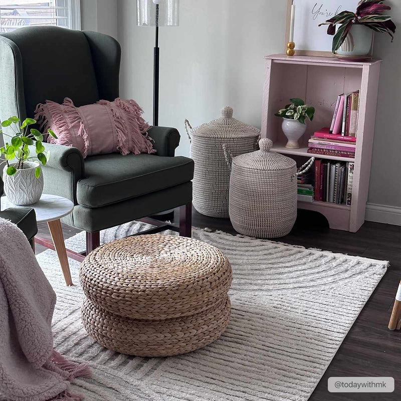Dauin 3D Rainbow Area Rug with Tassels by Boutique Rugs