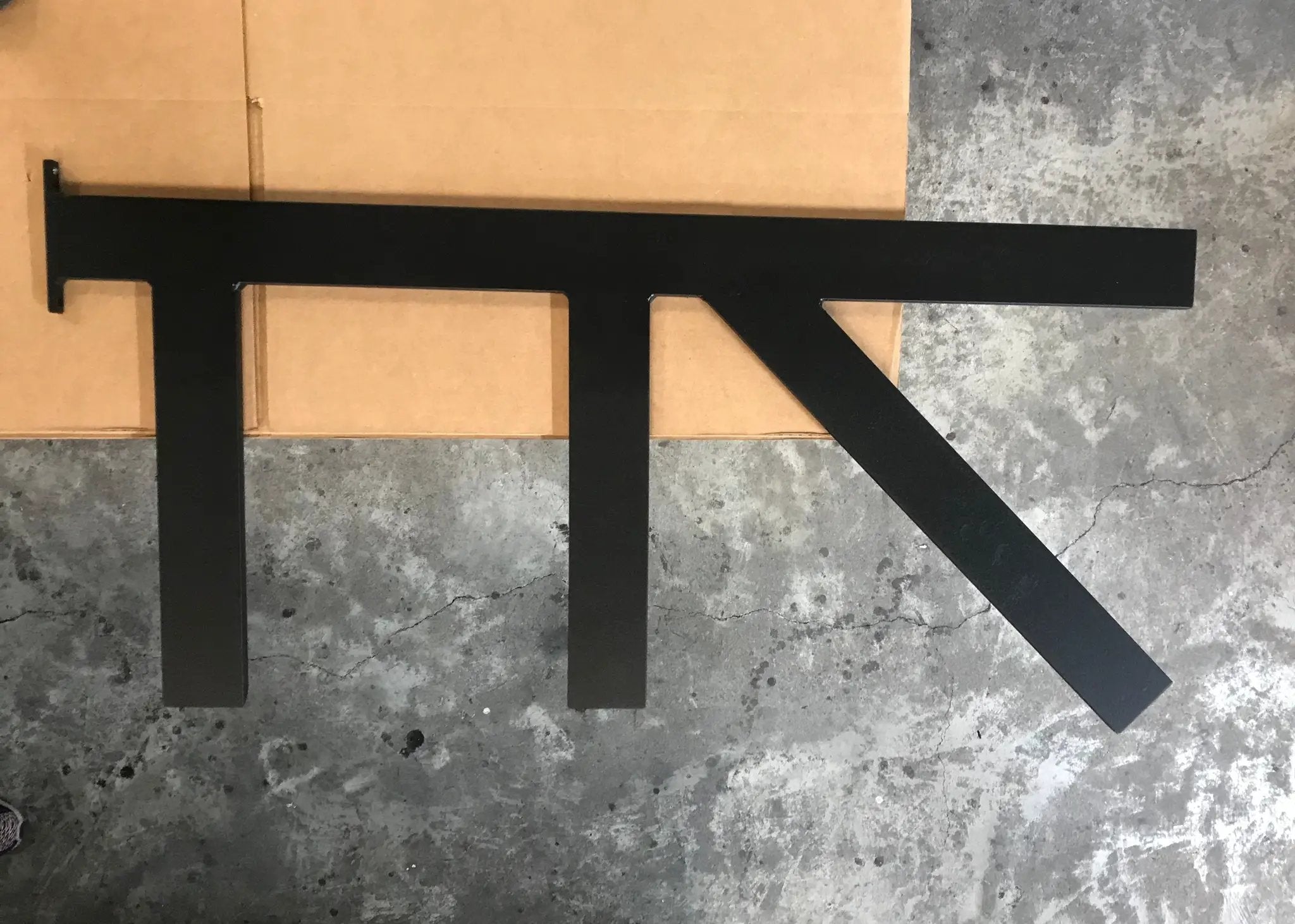 The Original™ Industrial 1 inch Custom Support Bracket by The Original Granite Bracket