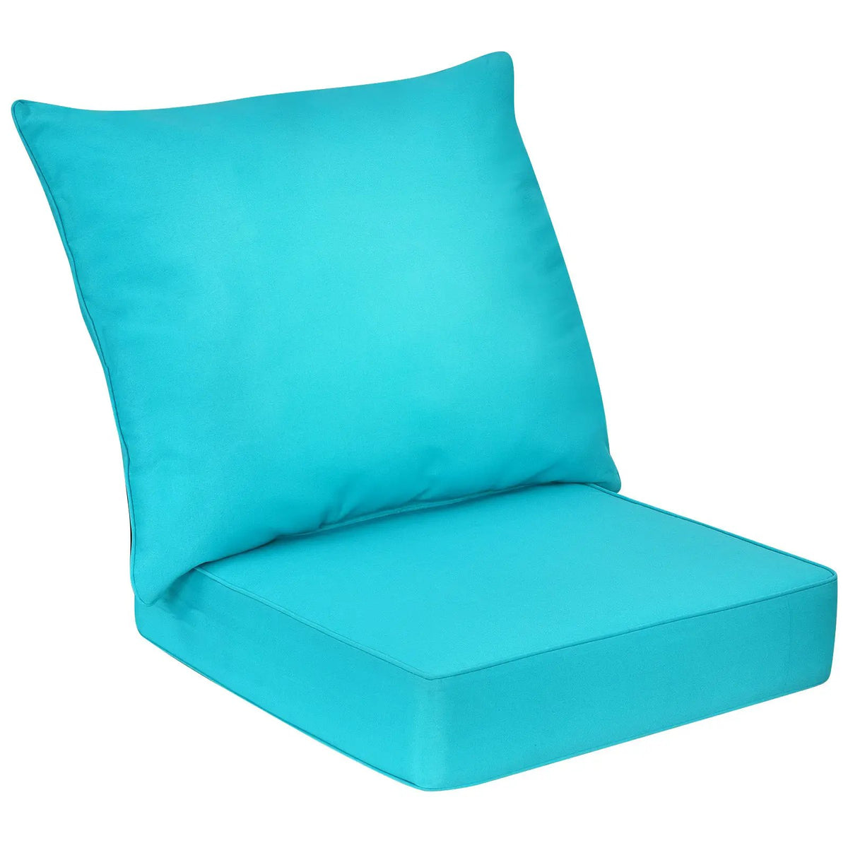 Deep Seat Chair Cushion Pads Set with Rope Belts for Indoor and Outdoor by DirectDeals