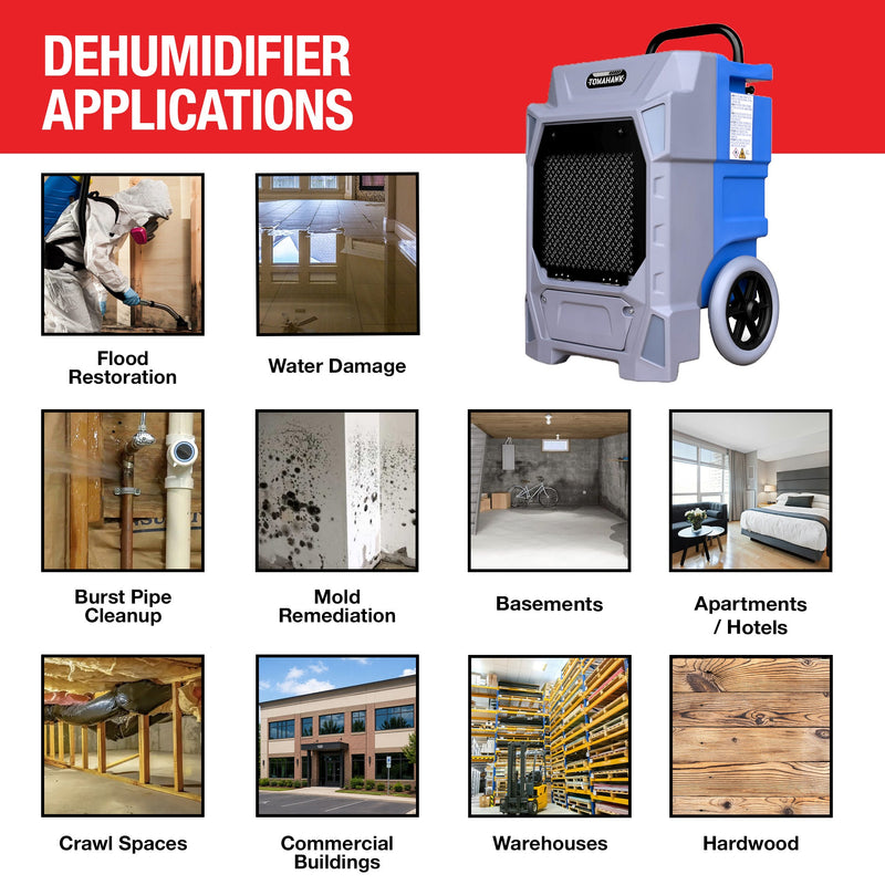 230 Pint Commercial Industrial Dehumidifier 14,000 ft² Rated LGR Integrated Pump Drain Hose, photo 10 of 10
