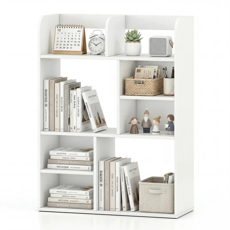 Desktop Display Rack with 8 Open Cubes for Home Office by DirectDeals