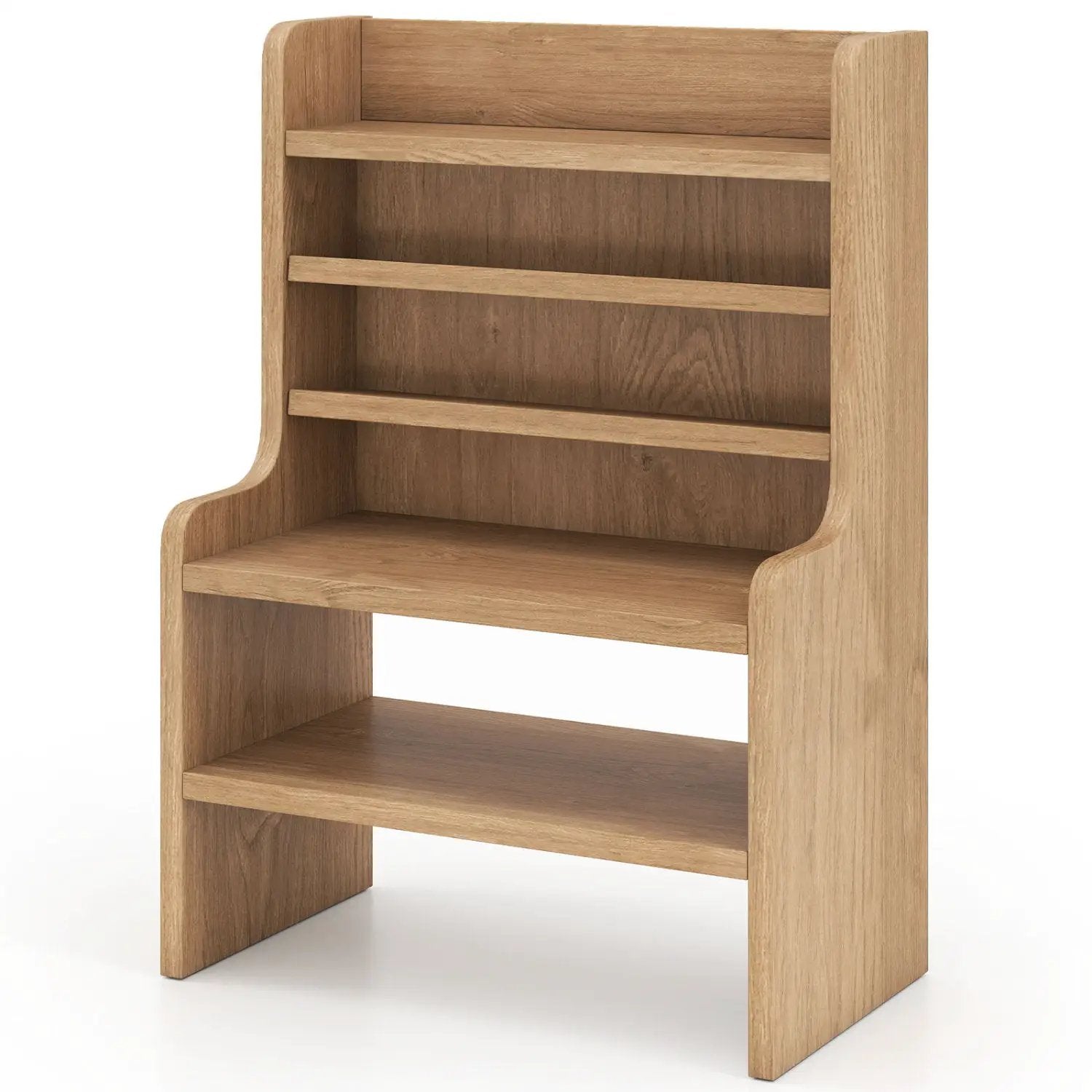 Desktop Organizer 6-Tier Mini Storage Rack with 2 Removable Shelves by DirectDeals