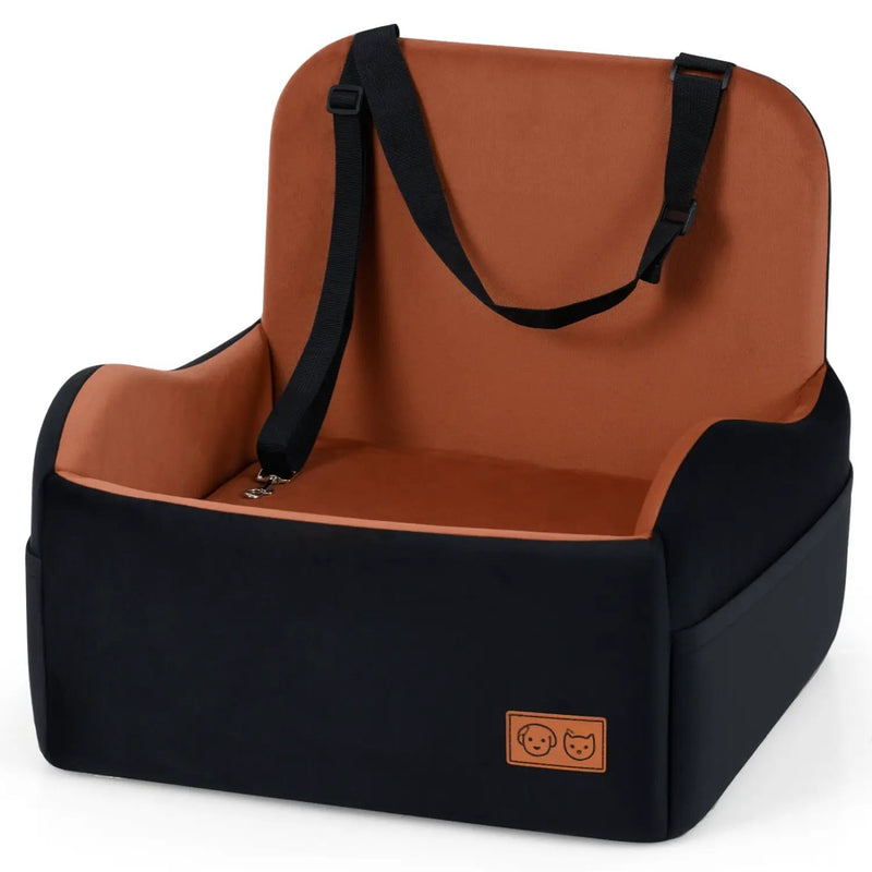Detachable Dog Booster Car Seat Fits Front and Back Seat by DirectDeals