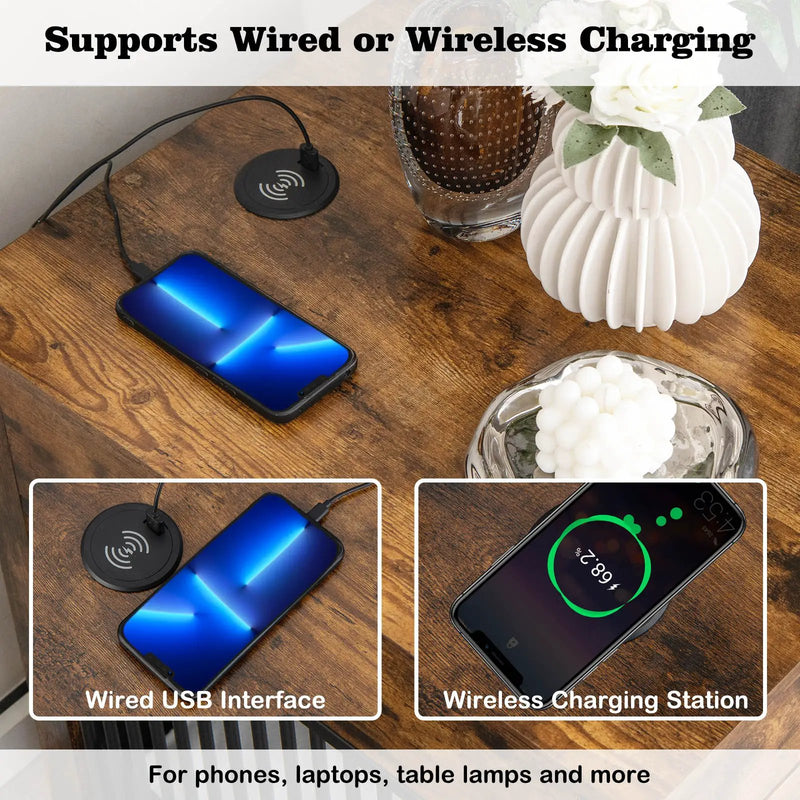 2-In-1 Dog House with Drawer and Wired Wireless Charging by DirectDeals
