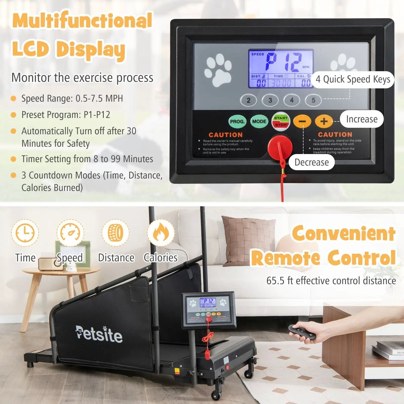 Indoor Pet Exercise Equipment with Remote Control by DirectDeals