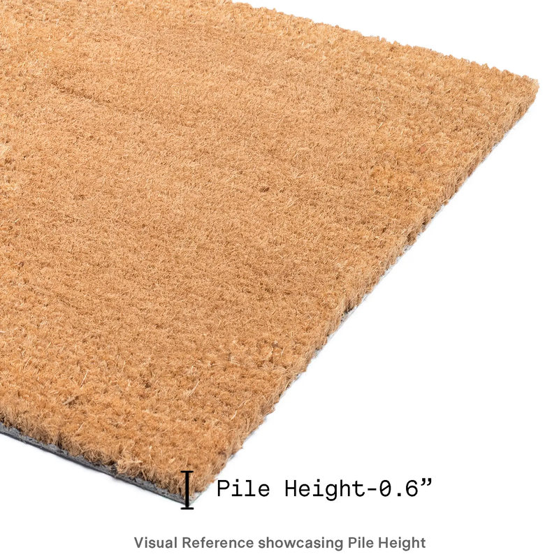Magnolia Branch - Blue Coir Doormat by Fab Habitat