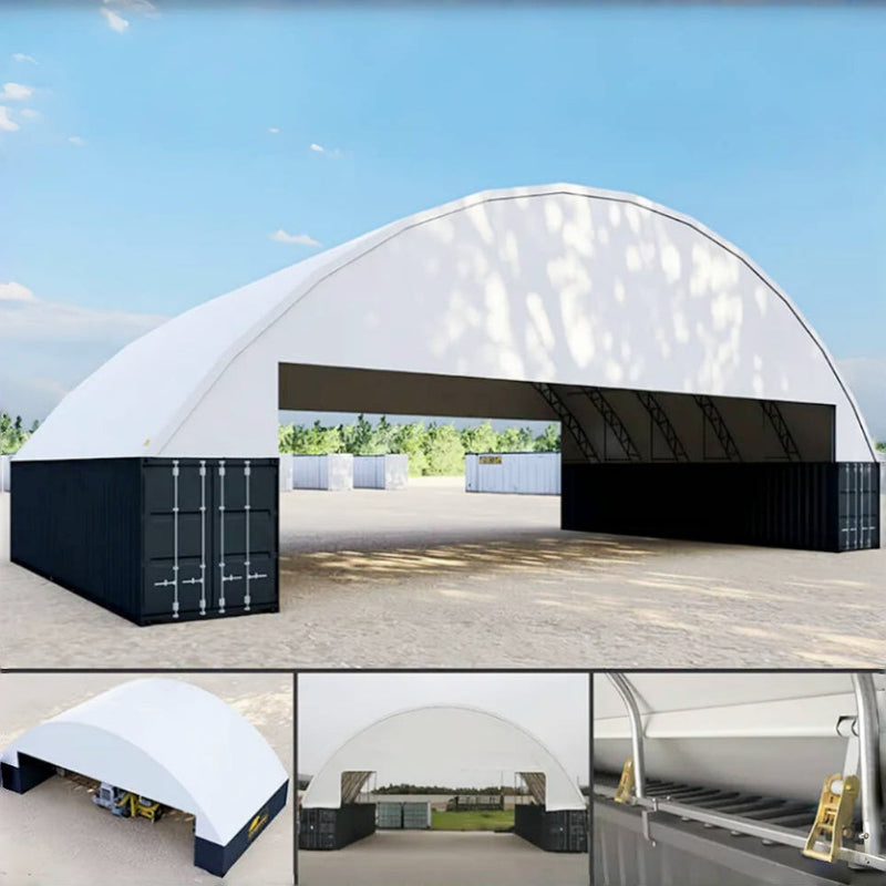 60'x40'x15' Double Truss Container Canopy Shelter, photo 6 of 11