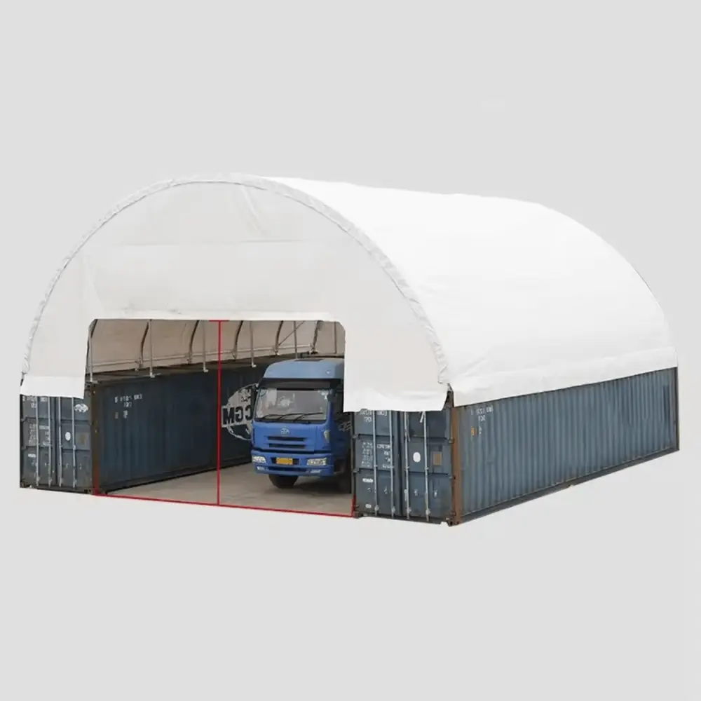 60'x40'x20' Double Truss Container Canopy Shelter by Chery Industrial
