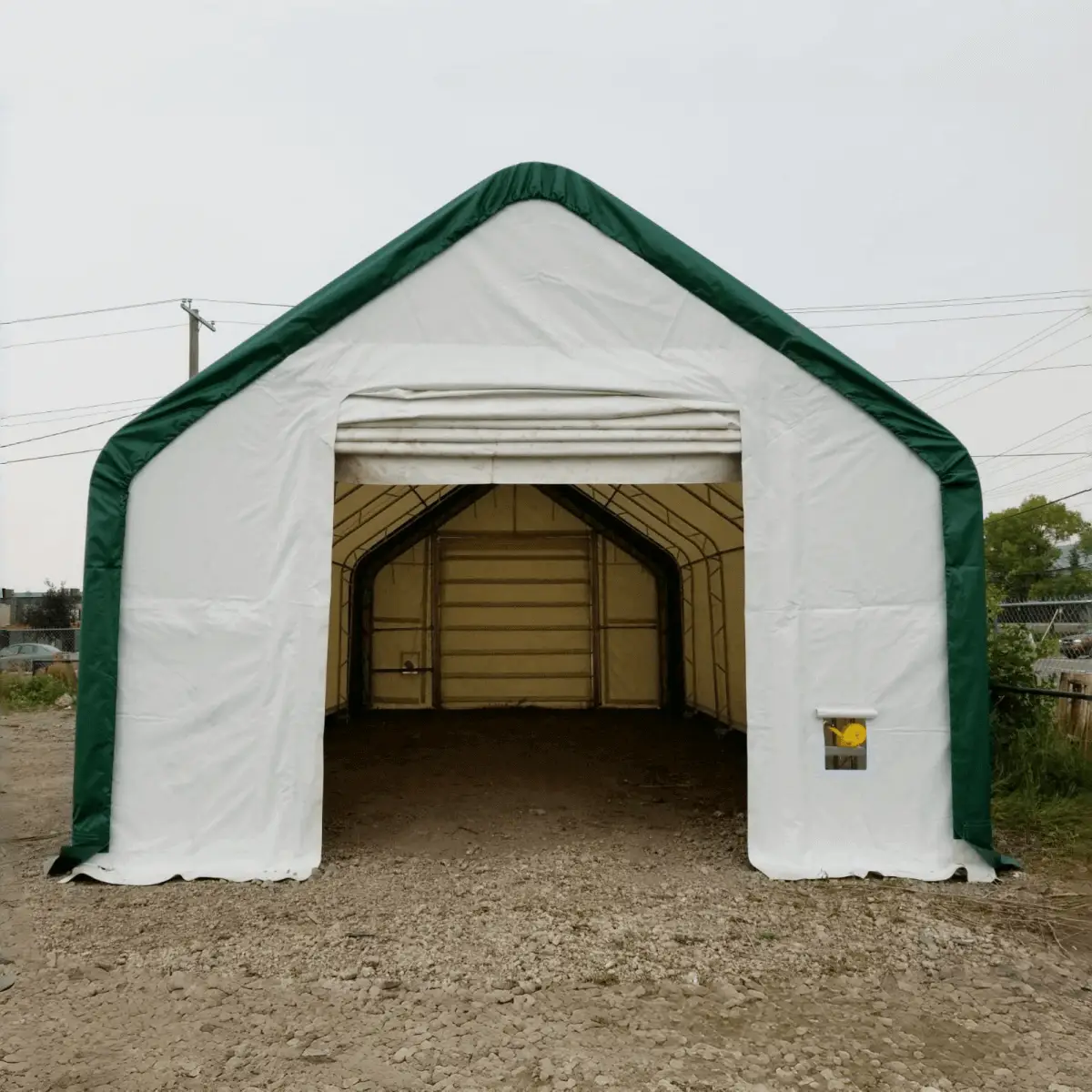 W20'xL33'xH16' Double Truss Storage Shelter by Chery Industrial