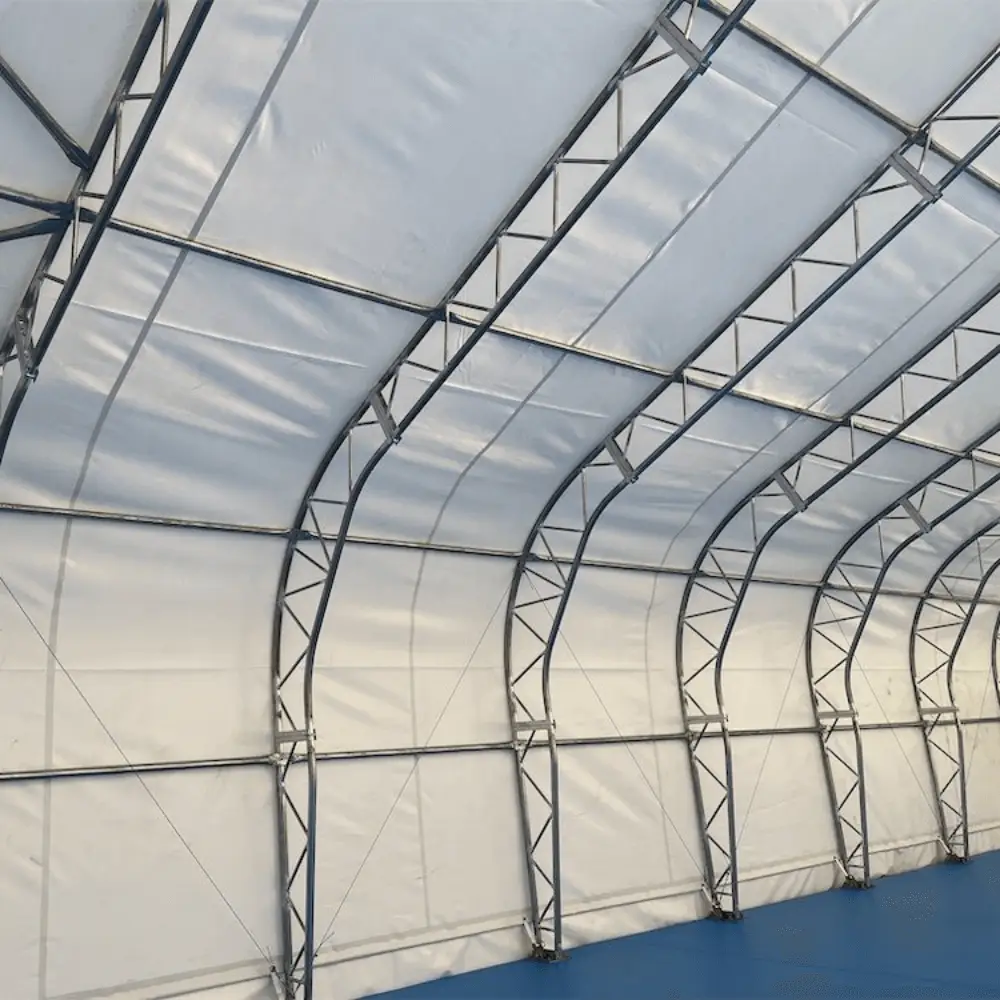 W50'xL80'xH23' Double Truss Storage Shelter by Chery Industrial