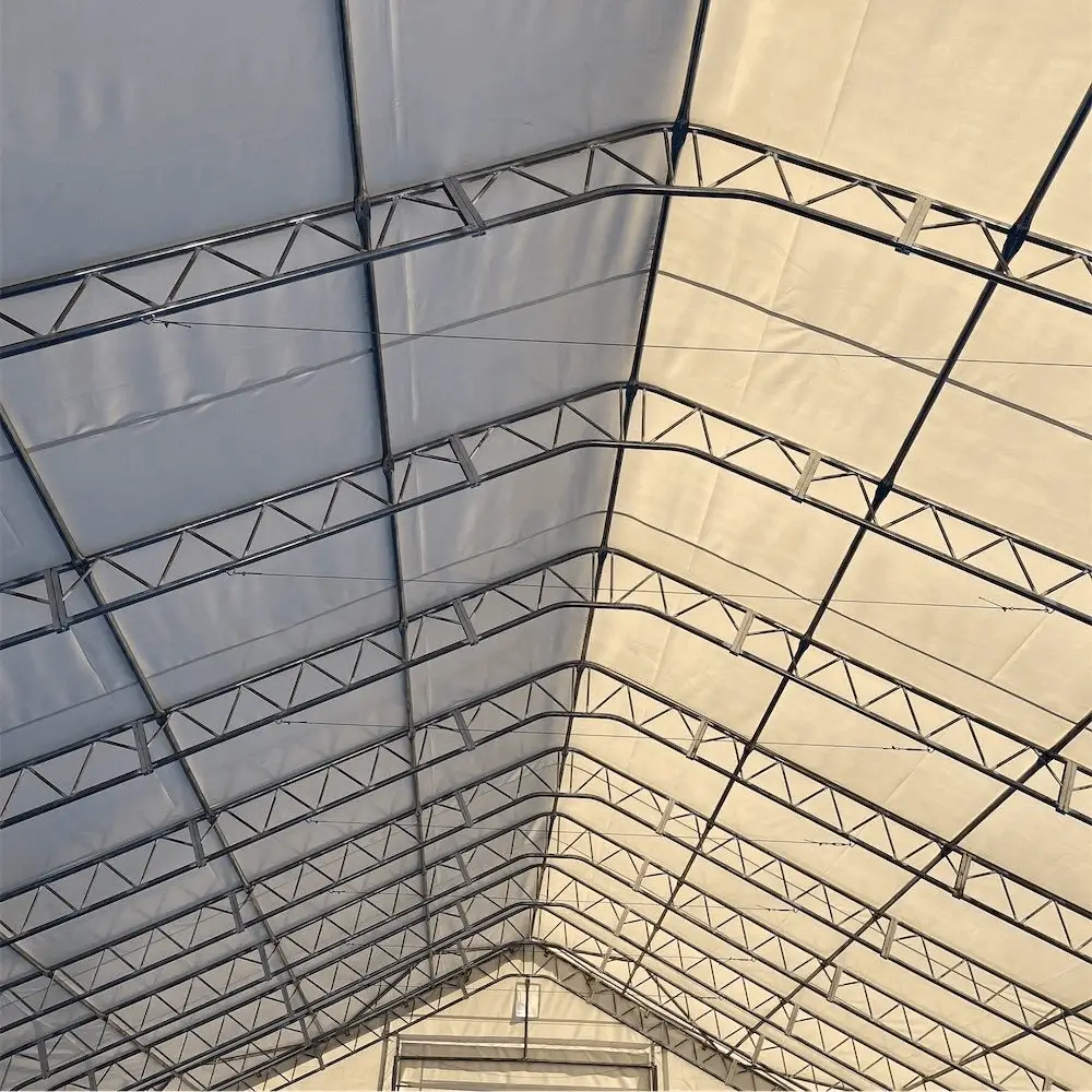 W50'xL80'xH23' Double Truss Storage Shelter by Chery Industrial