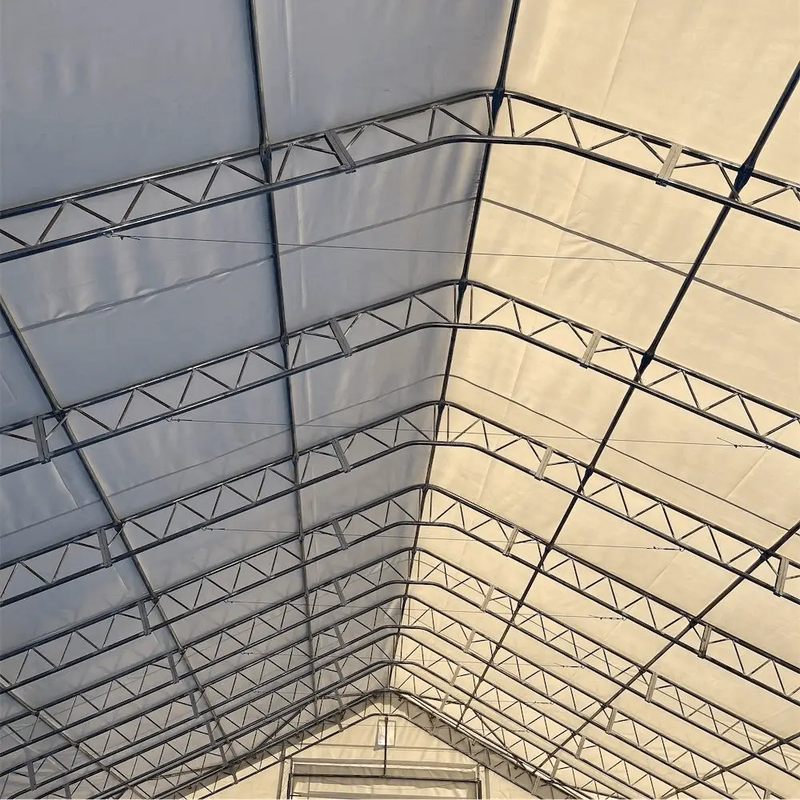 W50'xL80'xH23' Double Truss Storage Shelter by Chery Industrial