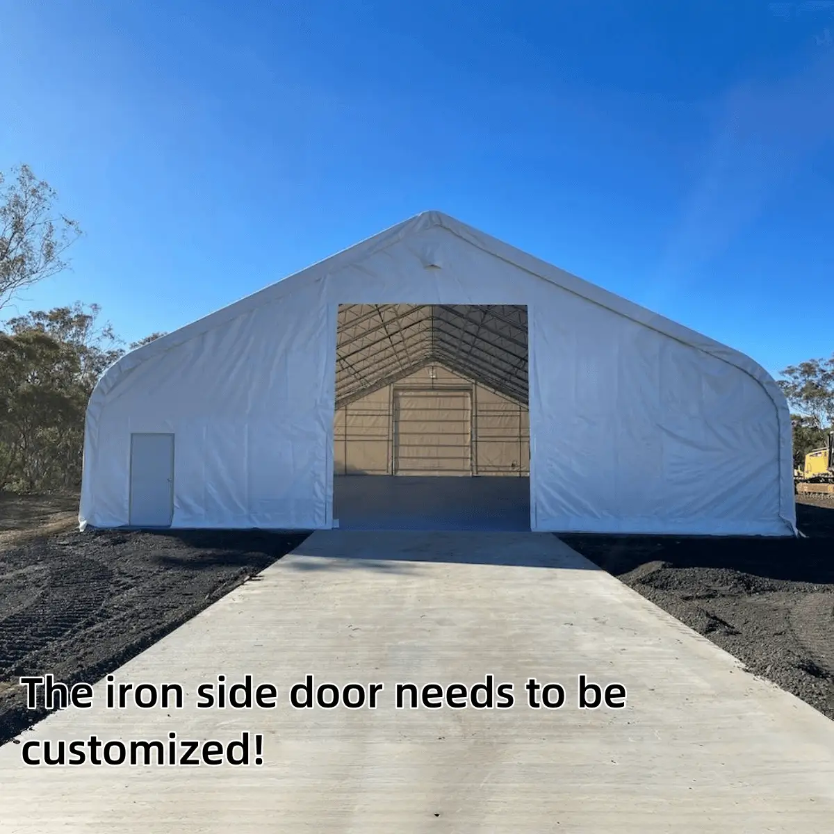 W50'xL80'xH23' Double Truss Storage Shelter by Chery Industrial
