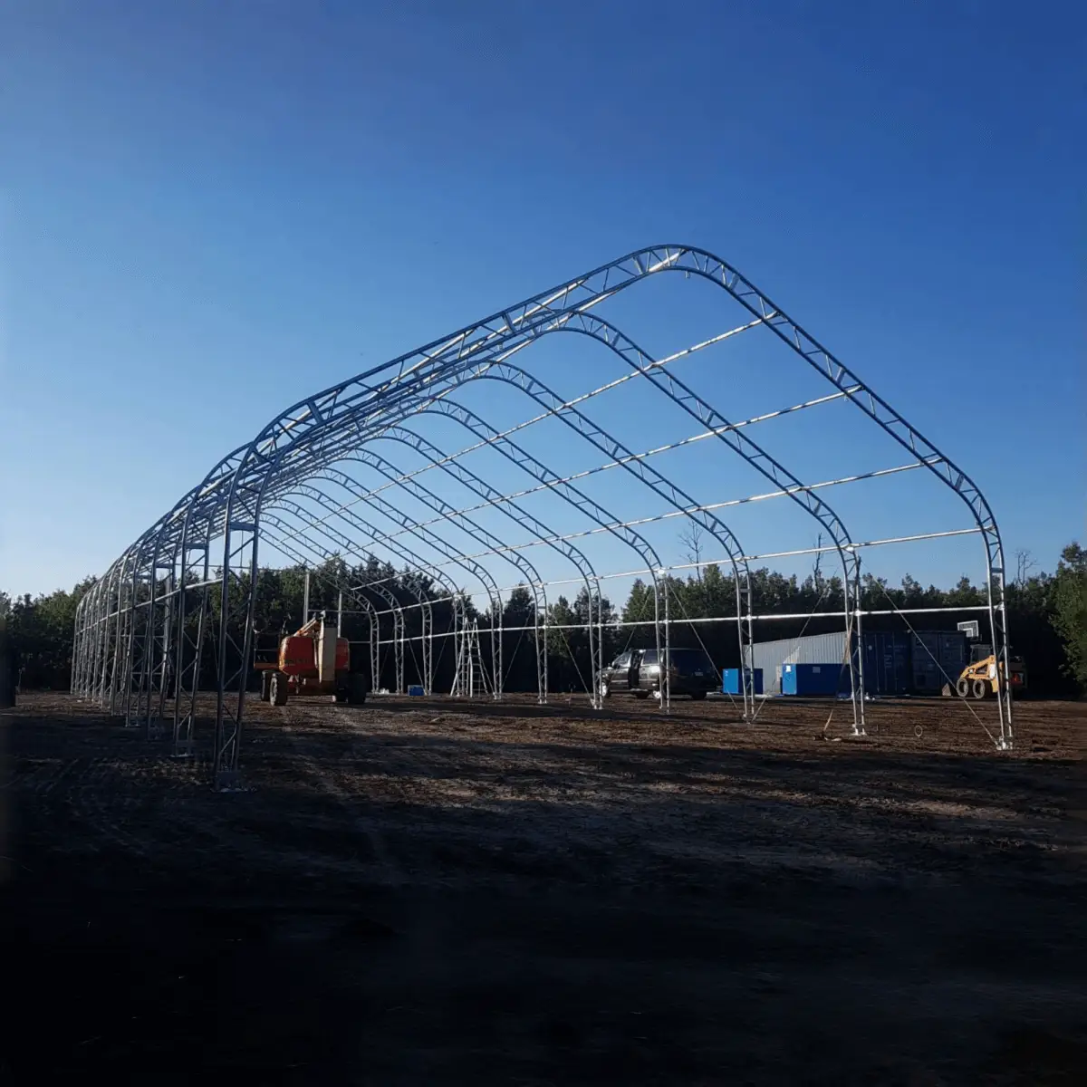 W30'xL40'xH20' Double Truss Storage Shelter by Chery Industrial
