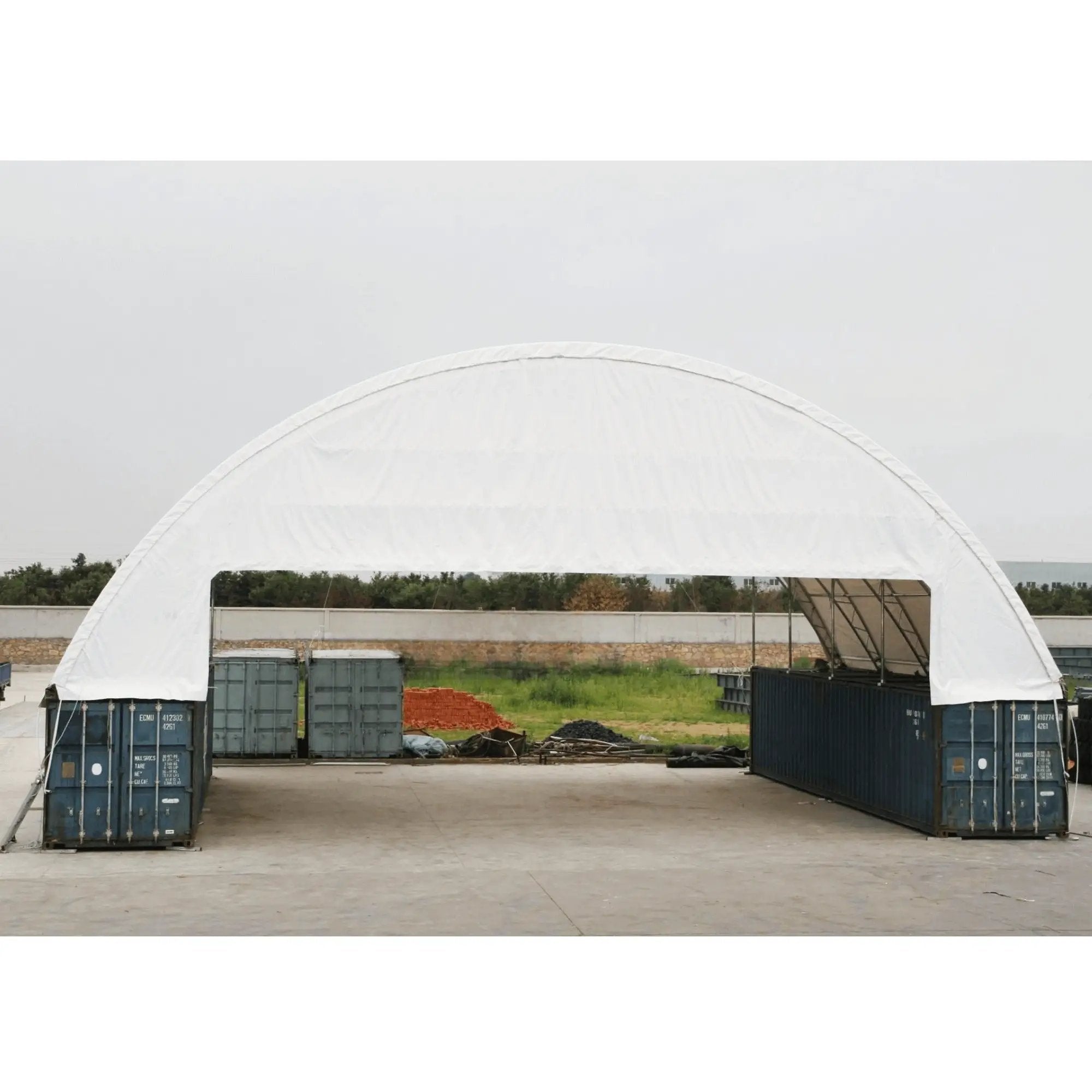 60'x40'x20' Double Truss Container Canopy Shelter by Chery Industrial