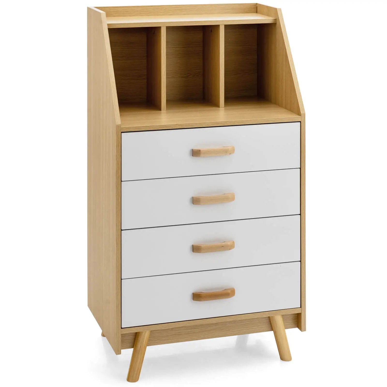4-Drawer Dresser with 2 Anti-Tipping Kits for Bedroom by DirectDeals