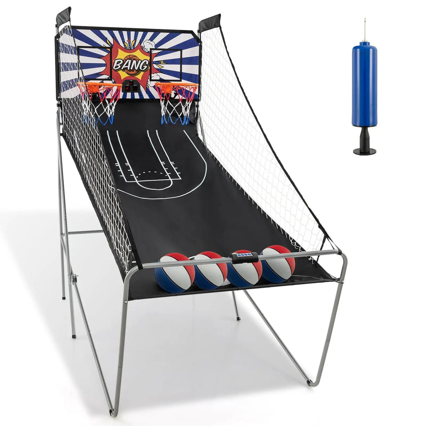 Dual Shot Basketball Arcade Game with 8 Game Modes and 4 Balls by DirectDeals