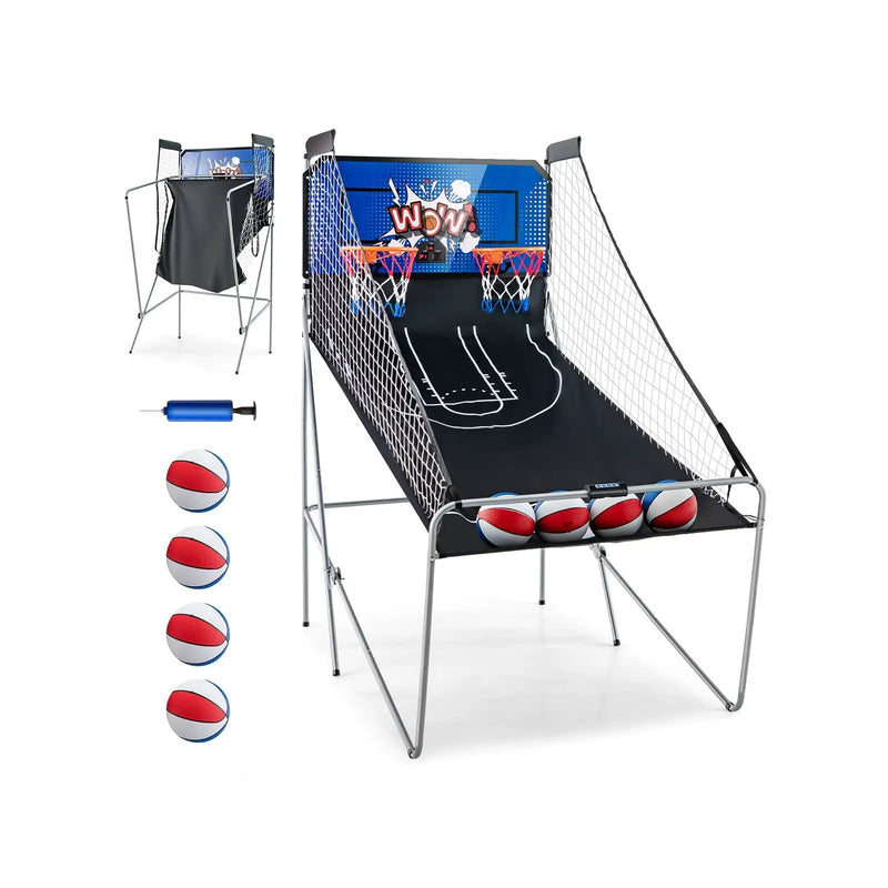 Dual Shot Basketball Arcade Game with 8 Game Modes and 4 Balls by DirectDeals