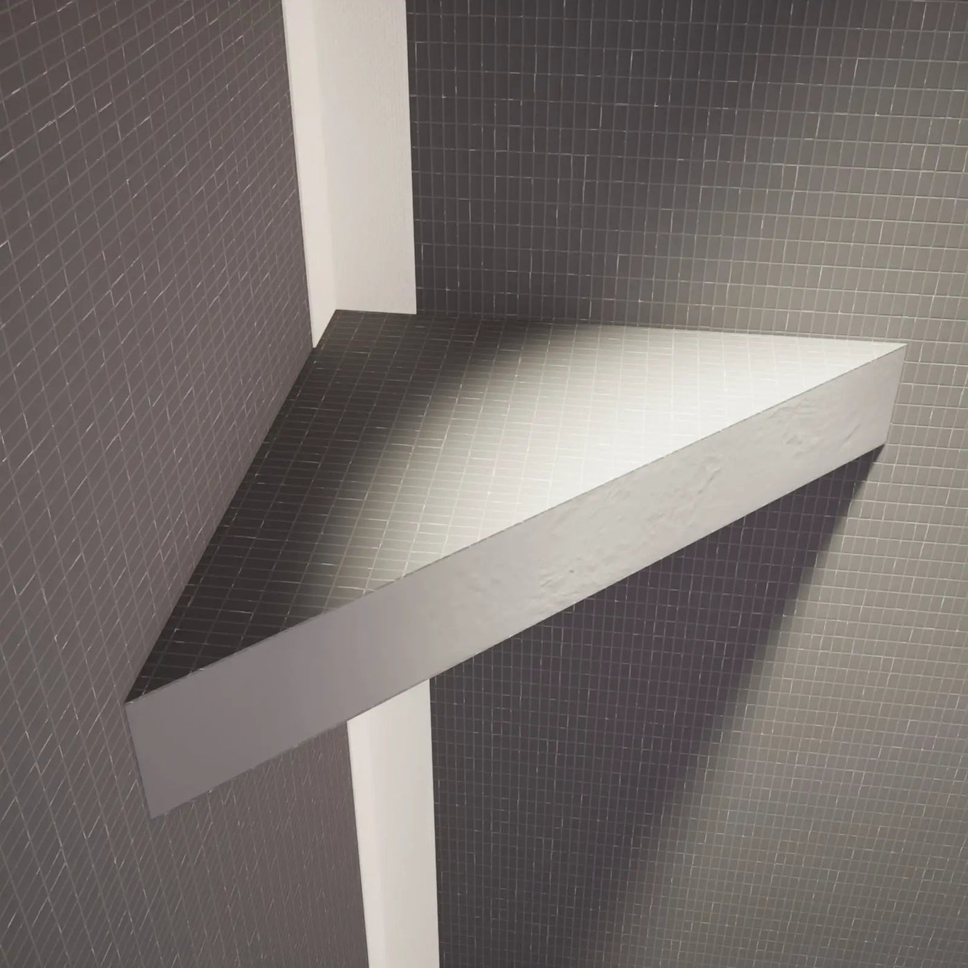The Original™ Corner Shower Shelf (10" x 10") by The Original Granite Bracket