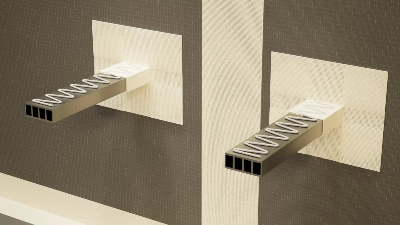 The Original Floating Shower Bench Kit™ with The Original Shower Bench Bracket® by The Original Granite Bracket