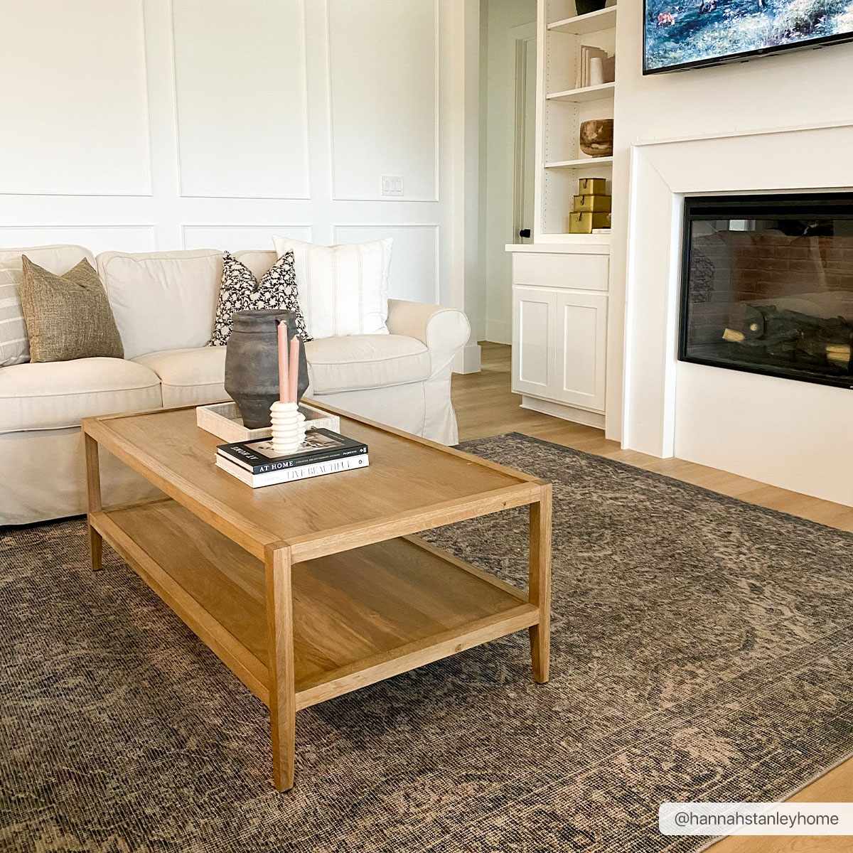 Greenpoint Dusty Blue Washable Rug by Boutique Rugs