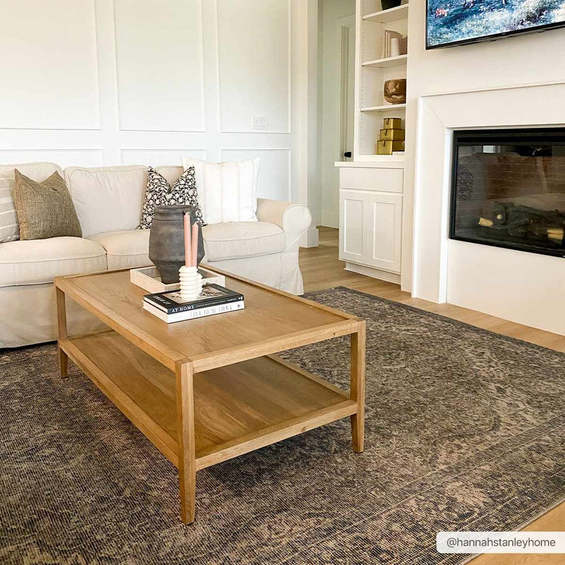Greenpoint Dusty Blue Washable Rug by Boutique Rugs