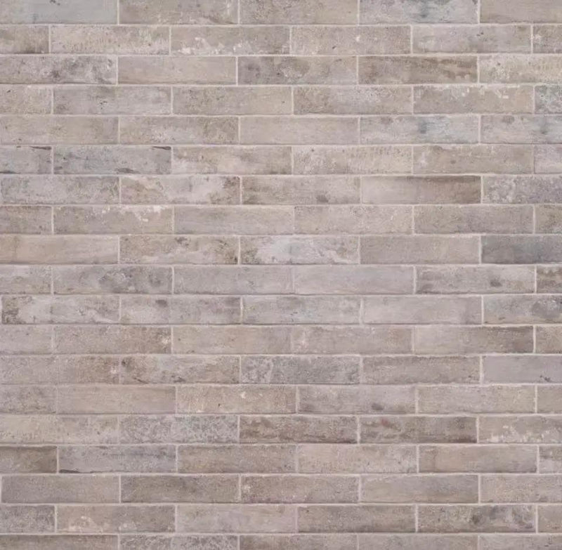 Open Box MSI Capella Taupe Brick 2 in. x 10 in. Matte Porcelain Floor and Wall Tile (5.15 sq. ft. /Case) by Selzalot