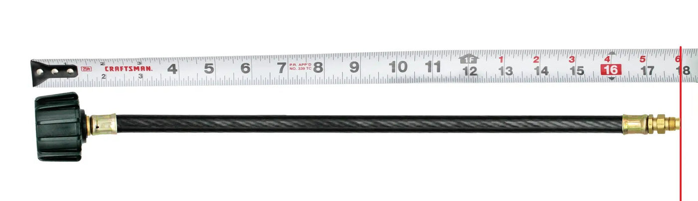 Flame King 18 Inch RV Or Trailer Propane Tank Pigtail Hose Connector by Flame King Products