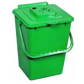 2.4 Gallon Kitchen Composter Compost Waste Collector Bin - Green by HomePacific