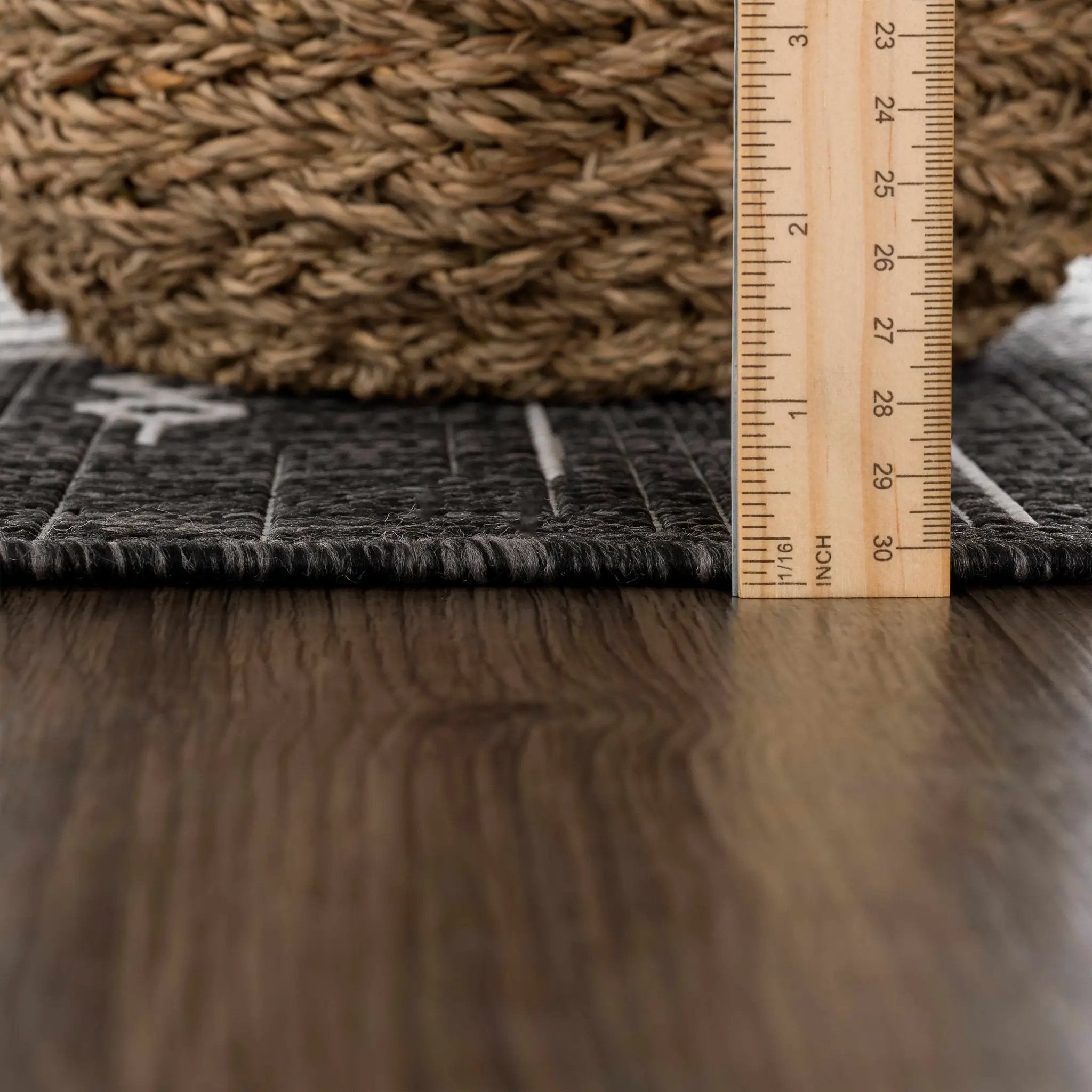 Frankville Black&White All Over Performance Outdoor Rug by Boutique Rugs