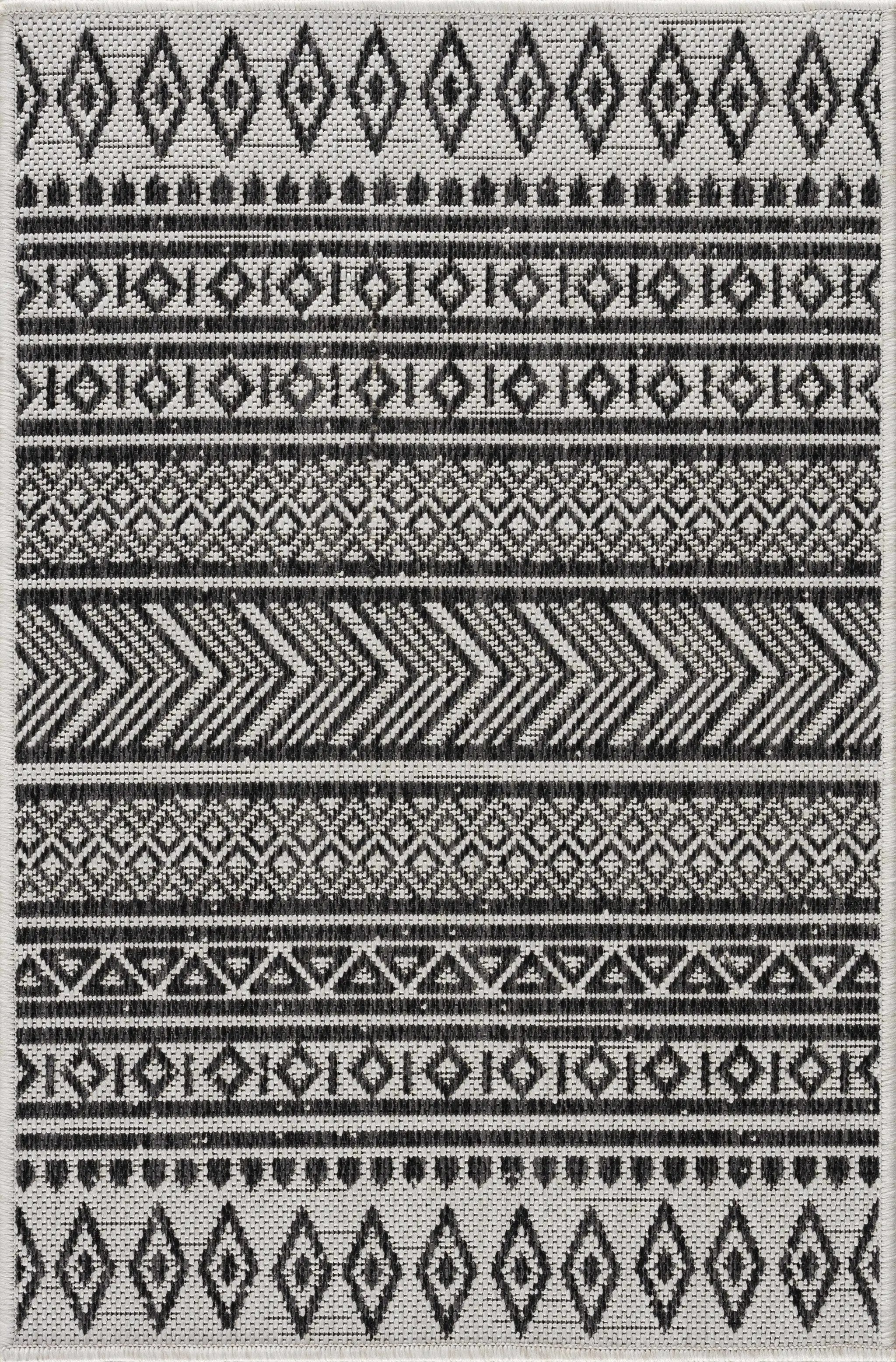Imboden Black&White Outdoor Rug by Boutique Rugs