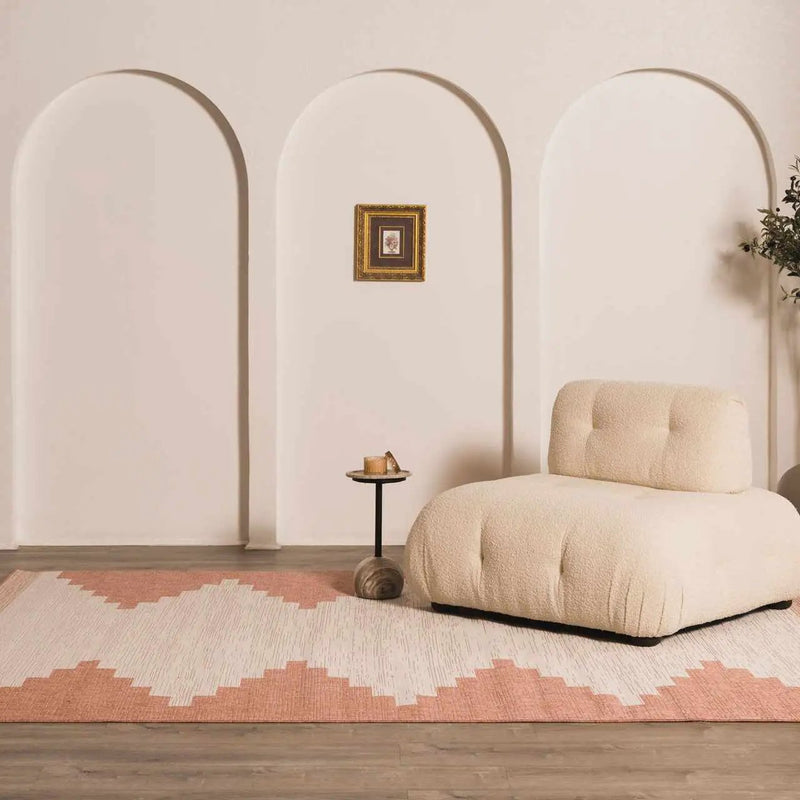 Djugun Peach Fuzz Indoor & Outdoor Area Rug by Boutique Rugs
