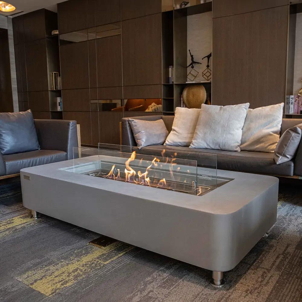 Elementi Sydney Ethanol Fire Pit 61.9 x 29.9 Inches by EnvelorHome