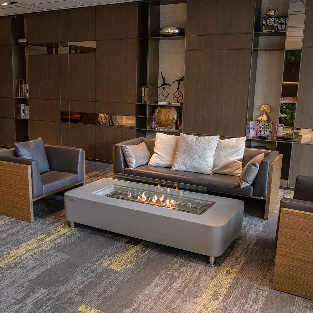 Elementi Sydney Ethanol Fire Pit 61.9 x 29.9 Inches by EnvelorHome